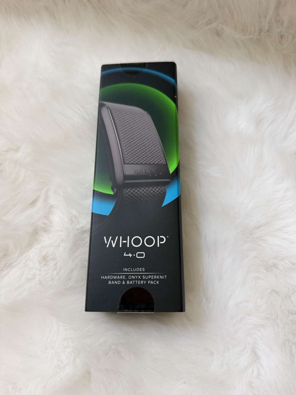 WHOOP WS40 4.0 Wearable Fitness Tracker Onyx Superknit Band & Battery Pack  NEW